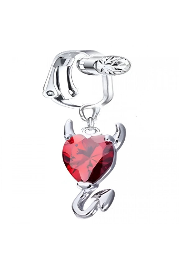 2026 New Beach Accessories Cartilage Clip Belly Button Ring Earrings Butterfly Navel Rings Body Jewelry for Party,Beach,Everyday Faux Belly Piercing Fake Belly Ring