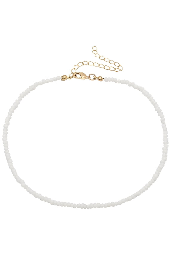 2026 New Bead Choker Beaded Beach Chain Jewelry for Summer, Party, Casual, Gift Trendy Aesthetic Western Tiny Bohemian Clavicle