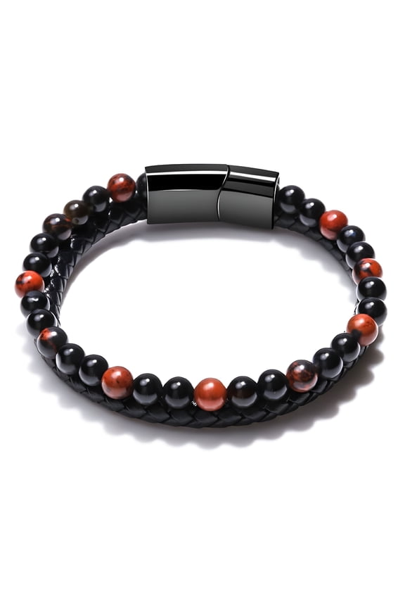2026 New Beaded Bracelets Thermogenic Therapy for Women Men Volcanic Stone for Wellness, Stress Relief, Fitness Activities, Daily Wear, Energy Boosting.