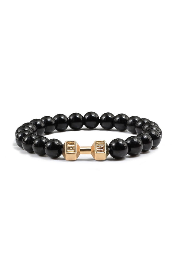 2026 New Bracelet Dynamic Colorful Turquoise Charm Bracelet Vibrant Fitness Bracelets Black for Workouts Active Wear Outdoor Activities Casual Styling