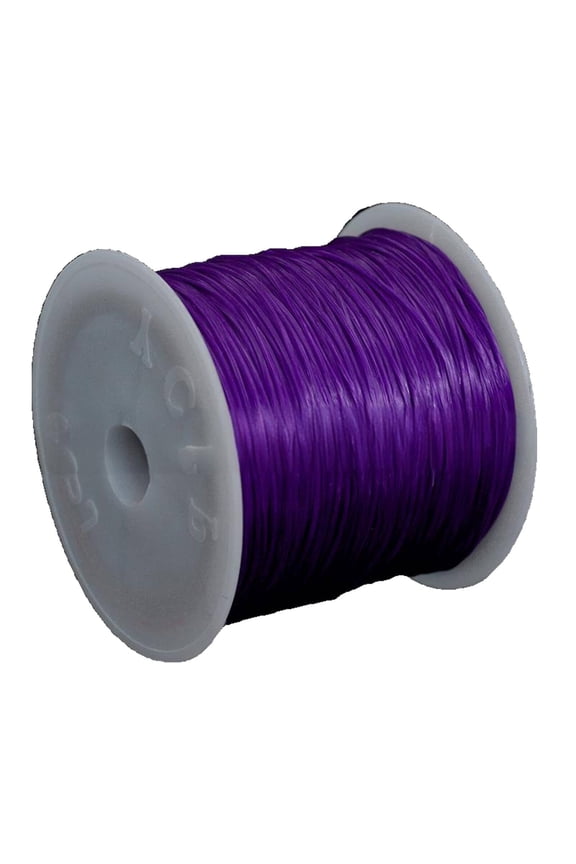 2026 New Bracelet String,Stretchy and Durable Stretchy Bracelet String,Eco-Friendly and Non-Toxic Elastic String,Deep Purple
