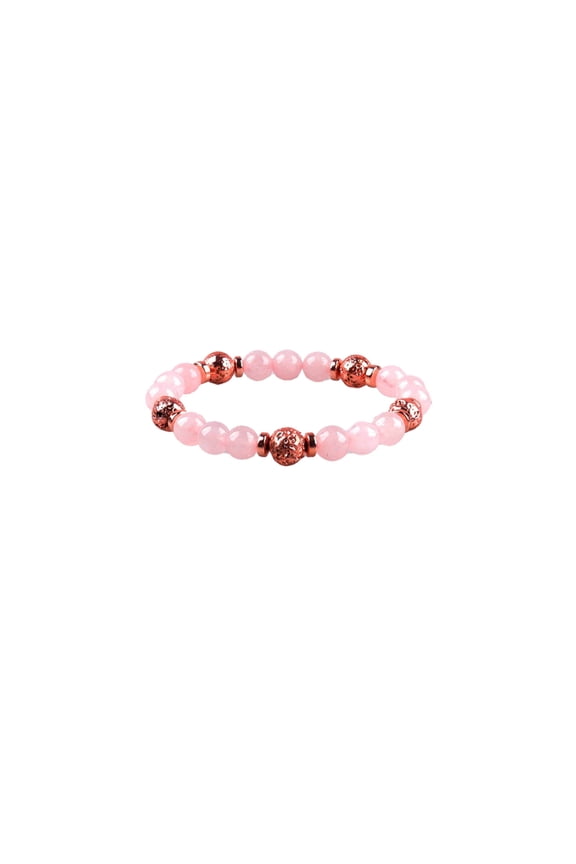 2026 New Bracelet,Trendy Matte Texture for A Modern Edge Rose Quartz Bracelet,Chakra Bracelets,Crystal Bracelet,Jade Bracelet for Women,Style4