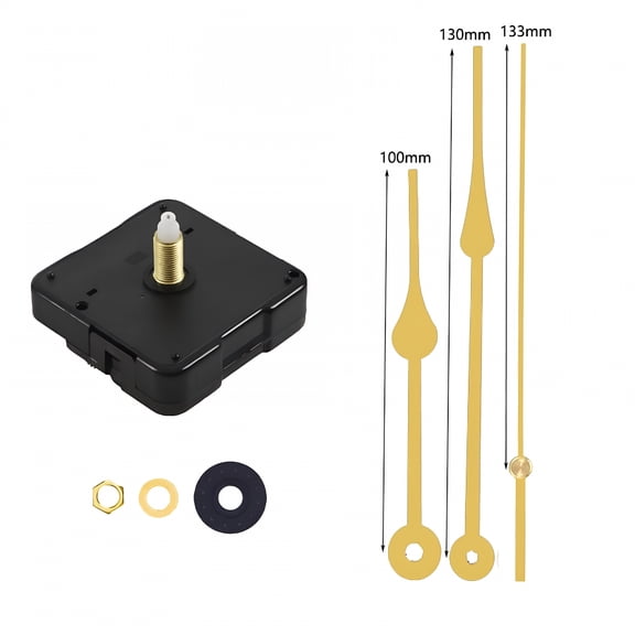 DESIGNICE 2026 New Clock Mechanism Replacement Clock Motor Long Shaft Clock Hand Accessory for Clock Repairs, Diy Projects, Home Dcor, Wall Clocks, Crafting, Clock Restoration.