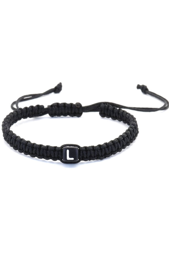 2026 New Couple Bracelet Personalized Love Token Charm Bracelet Flexible Stylish Bracelets for Couples Gifts Romantic Occasions Black