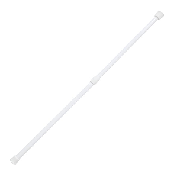 DESIGNICE 2026 New Curtain Rod,White Tension Curtain Rod for Windows,Adjustable Expandable Pressure Spring Curtain Rod No Drilling,Curtain Rod for Bedroom Doorway Closet Door