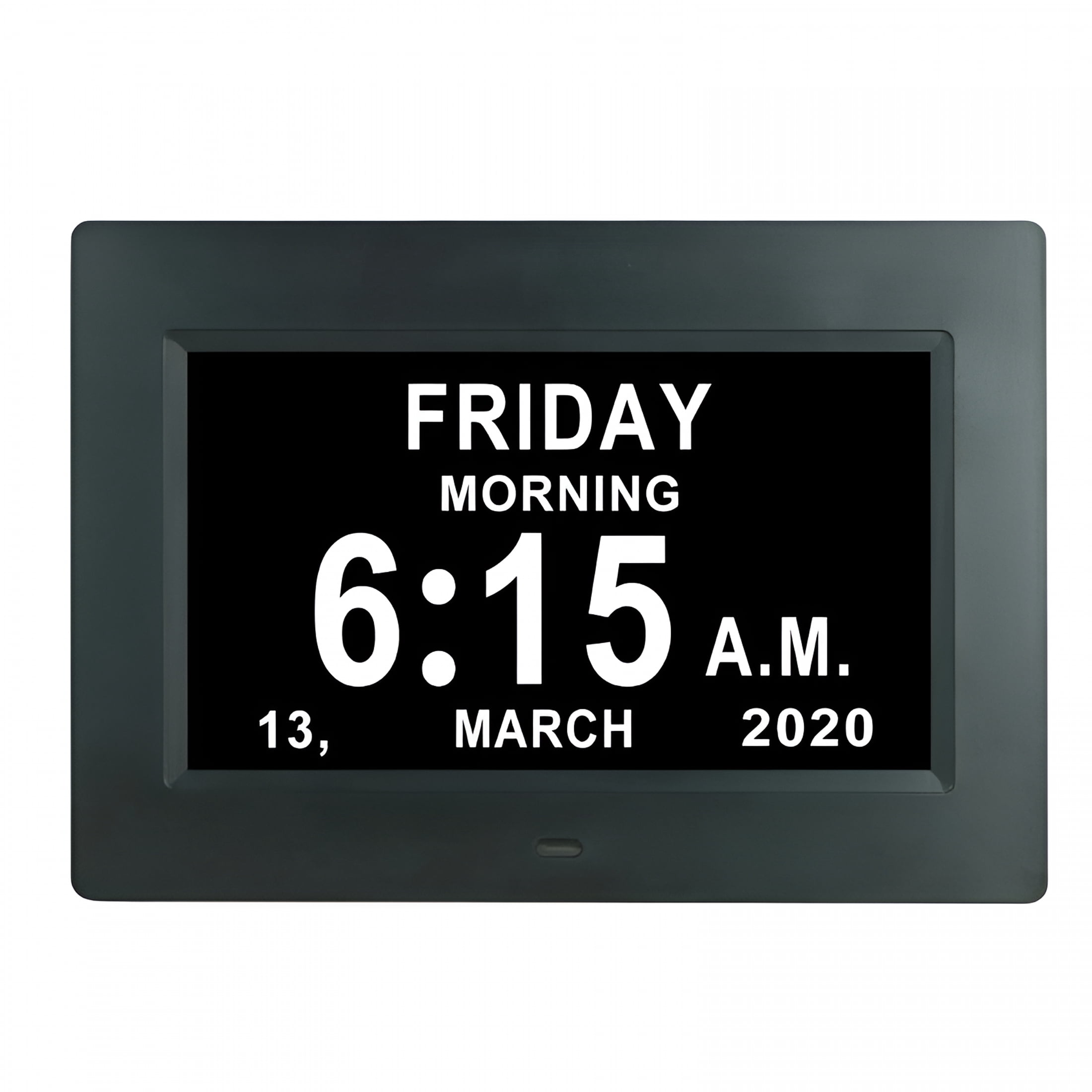 DESIGNICE 2026 New Digital Calendar Alarm Day Clock with 12Alarm Options,Extra Large Display Featuring Non-Abbreviated Day&Month for Seniors,Dementia,Alzheimer'S,Memory Loss,Vision Impaired