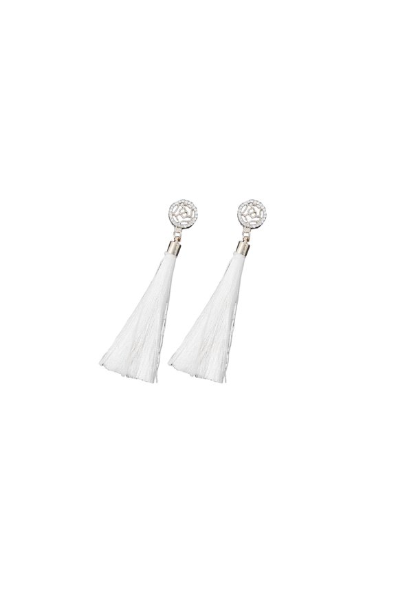 2026 New Earrings Rose Flower Design Piercing Earring Boho Chic Style Earrings for Women Forcasual Party Gift Date White