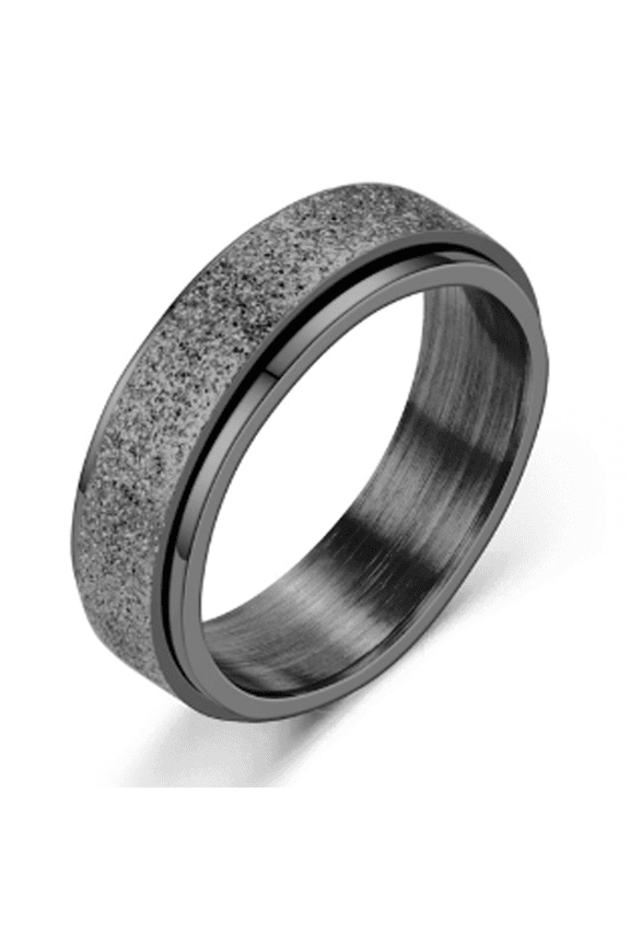 2026 New Fidget Ring Innovative Smooth Fidget Rings Calming Anxiety Ring Modern Tungsten Rings for Women for Work Study Travel Relaxation 6