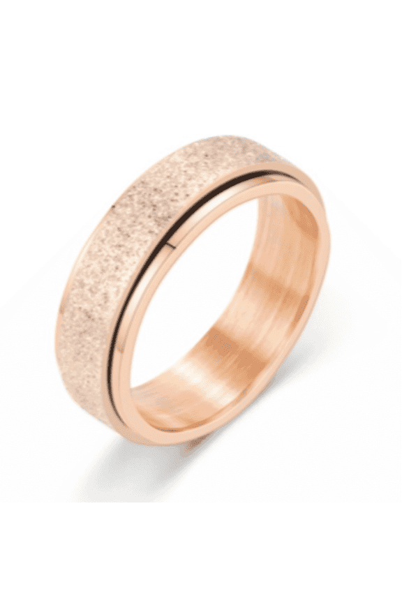 2026 New Fidget Ring Minimalist Stress Relief Fidget Rings Calming Anxiety Ring Chic Tungsten Rings for Women for Work Study Travel