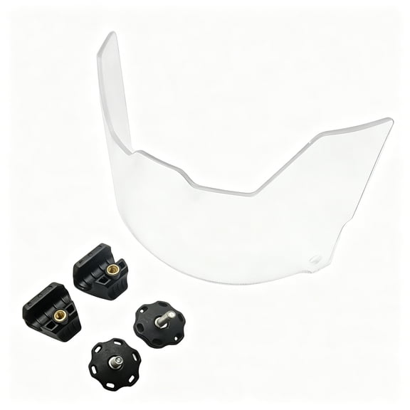 DESIGNICE 2026 New Football Helmets Visors Clear Helmets Eye Shield for Youth Adult Helmets Includes Visors Clips