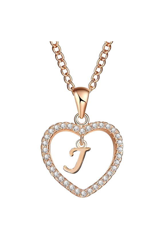 2026 New Gifts Sets for Womens Fashion 26 English Letter Name Chain Pendant Necklaces Jewelry Valentine'S Day Gifts for Party, Daily Wear, Dating, Anniversary, Birthday