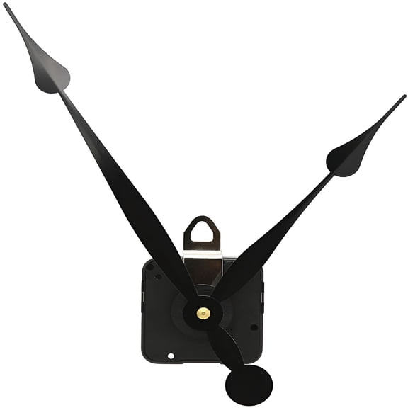 DESIGNICE 2026 New High Torque Quartz Clock Movement Replacement Parts with 235 Mm / 9.25" Long Spade Hands for Wall Clock, Mantel Clock, Diy Clock Projects
