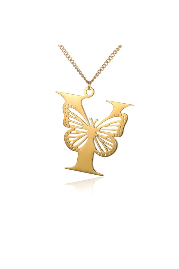 2026 New Initial Necklaces for Women Stainless Steel Chain Gold Necklace for Women Durable and Antioxidant Letter Necklace for Women Gold Styley for Daily Wear Casual Outfits Work Travel.