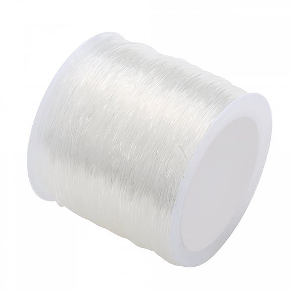 DESIGNICE 2026 New Invisible Nylon Thread for Jewelry Making,Elastic Bracelet Rope Transparent and Shiny,Clear Fishing Line,Wide Application,Suitable for Many Beads(1.0Mm)
