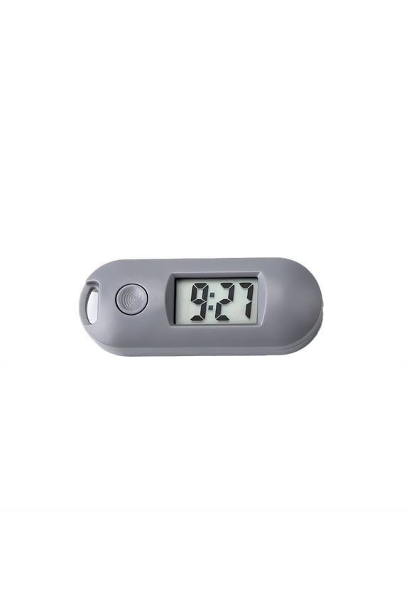 2026 New Keychain Electronic Watch,Show the Date Keychain Pocket Watch,Self Shut Down Electronic Clock Silent,Screen Light Electronic Clock Silent,Gray