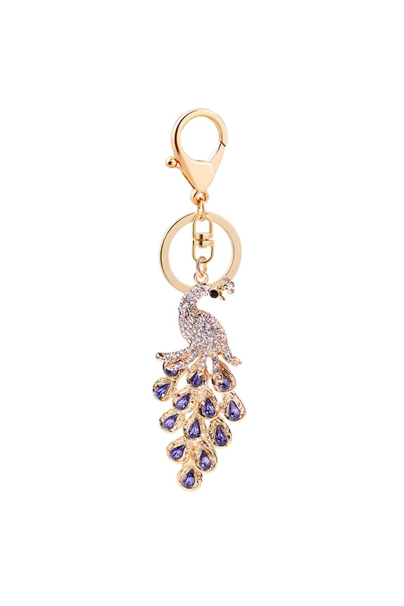 2026 New Keychains for Women Beautiful Pea Rhinestone Key Chain Purse Keychain Bag Key Ring for Handbags, Backpacks, Keys, Gifts, Party Favors