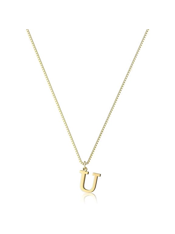 2026 New Letter D Necklace for Women Gold Letter Pendant D Initial Necklaces for Women Simple Design Letter Pendant Gold Styleu for Daily Wear Casual Outings Gift Giving Special Occasions.