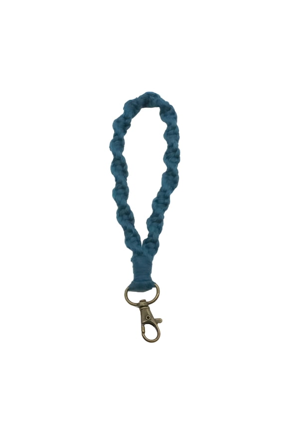 2026 New Macrame Keychain Wristlet Keychains for Women Handmade Hand Wrist Strap with Hanging Buckle - Car Keys Cute Key Chains Boho Keyring Bracelet for Girls