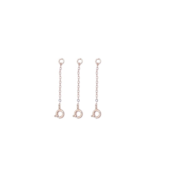 DESIGNICE 2026 New Magnetic Necklace Clasp S925 Silver Plated Necklace Extender Reliable Magnetic Necklace Clasp Adjustable Extender Chain for Custom Fit 50Mm for Daily Wear Gifts Parties