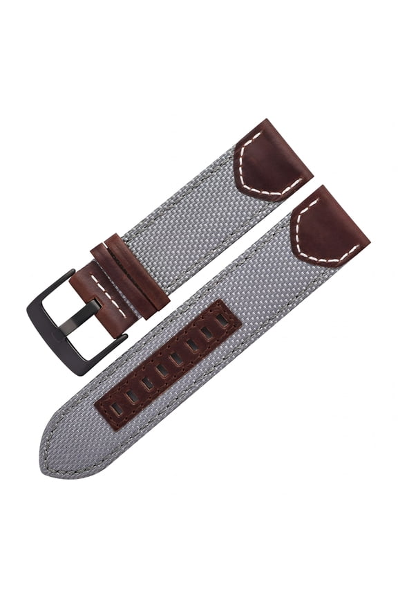 2026 New Men Nylon Leather Watch Bands 20Mm 22Mm 24Mm Fit for Smart Watch for Office,Casual,Daily Wear Fabric Watch Straps Luxury Design