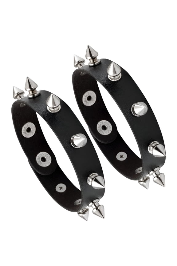 2026 New Men Punk Leather Bracelet Spike Cuff Wrap Bracelets Wristband for Women Leather Bracelet for Men for Party,Concert,Casual,Club