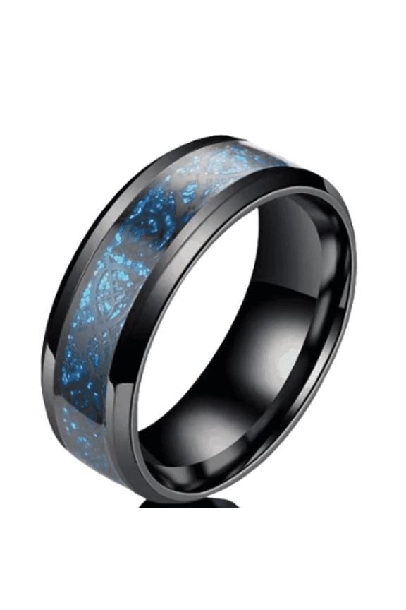 2026 New Mens Rings,Dragon Pattern Engraving Stainless Steel Rings,Japanese U0026 Korean Minimalist Style Tungsten Rings for Women,8
