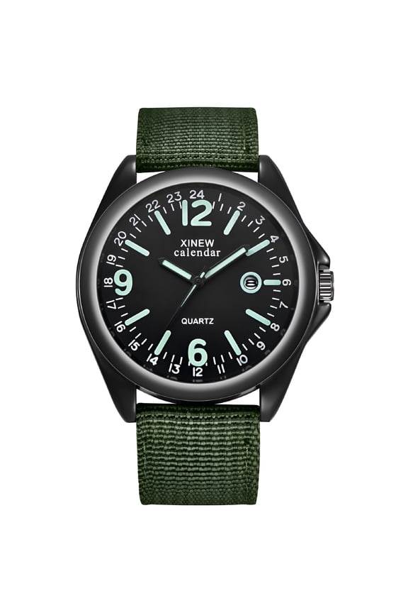 2026 New Mens Watches Military Army Analog Quartz Waterproof Wrist Watch for Men Date Display Nylon Tactical Field Sports Wristwatch