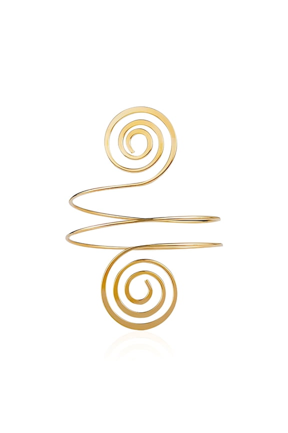 2026 New Metal Arm Cuff Upper Arm for Women Gold Silver Color Armlet Armband Adjustable Arm Cuff Bangle for Party, Casual, Festival, Gift, Daily