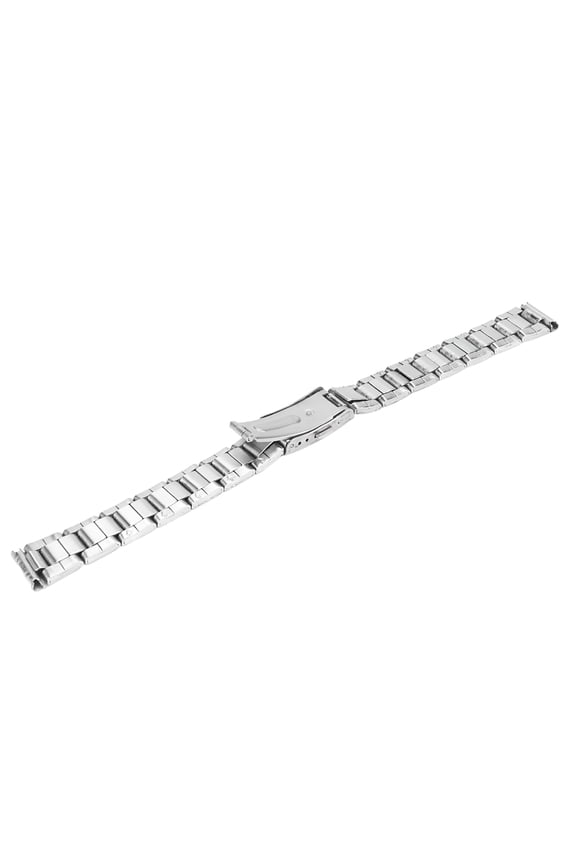 2026 New Metal Watch Band, Stainless Steel Watchband Double Button Deployment Clasp for Women for Casual,Work,Formal,Silver 12Mm/0.47In
