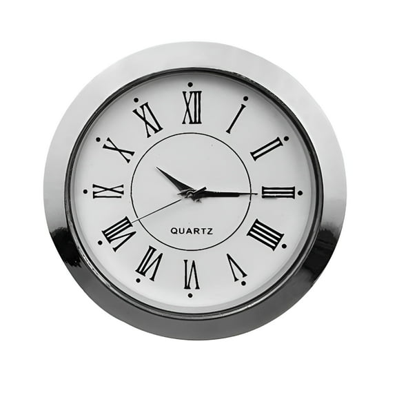 DESIGNICE 2026 New Mini Clock Insert Quartz Movement Round 55Mm Round Quartz Clock Insert for Home,Office,Crafts,Diy Projects,Wall Clocks,Table Clocks