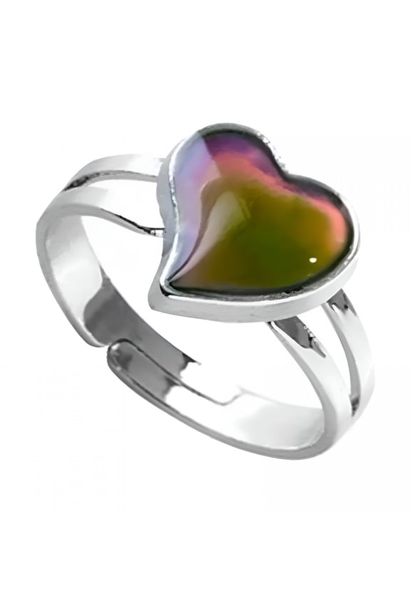 2026 New Mood Rings Color Change Adjustable Temperature Emotion Feeling Finger Ring Mood Rings for Women,For Self-Expression,Mood Tracking,Emotional Insights,Unique Accessory.