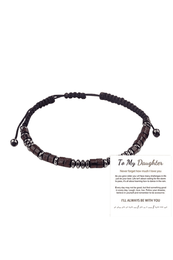 2026 New Morse Code Bracelets Adjustable Size Men Bracelet Ideal Gift Matching Bracelets Style 5 for Gifts Daily Wear Friendship Couple Bracelets Personal Expression Fashion Accessories