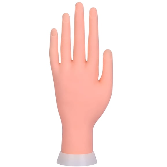 DESIGNICE 2026 New Nail Practice Hand for Acrylic Nails,Mannequin Hands for Nails Practice,Flexible Fake Hands to Practice Fake Nails Bendable Fake Hand Manicure Practice Hands Nail Art Training Hand