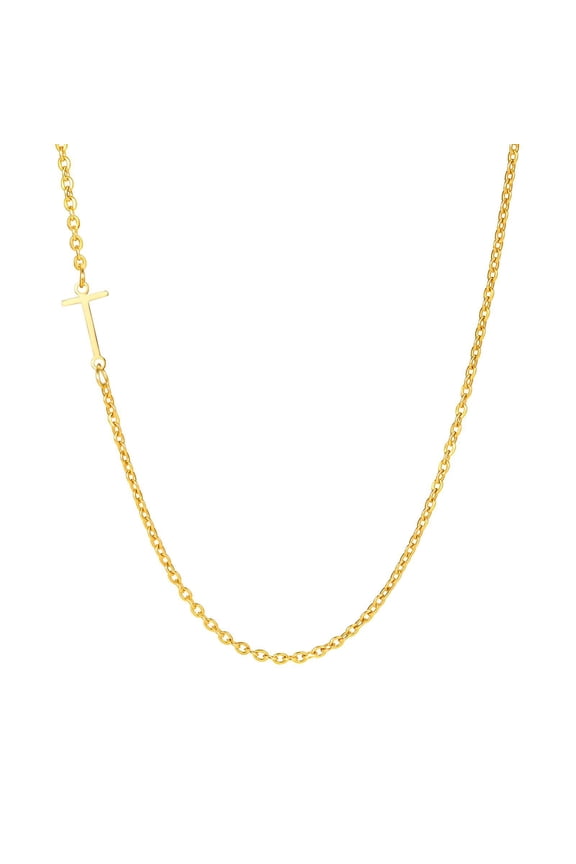 2026 New Necklace with Initials Long Lasting Shine Initial Necklaces Resistant to Fading Dainty for Daily Work Party Gold Necklace Gold Stylet