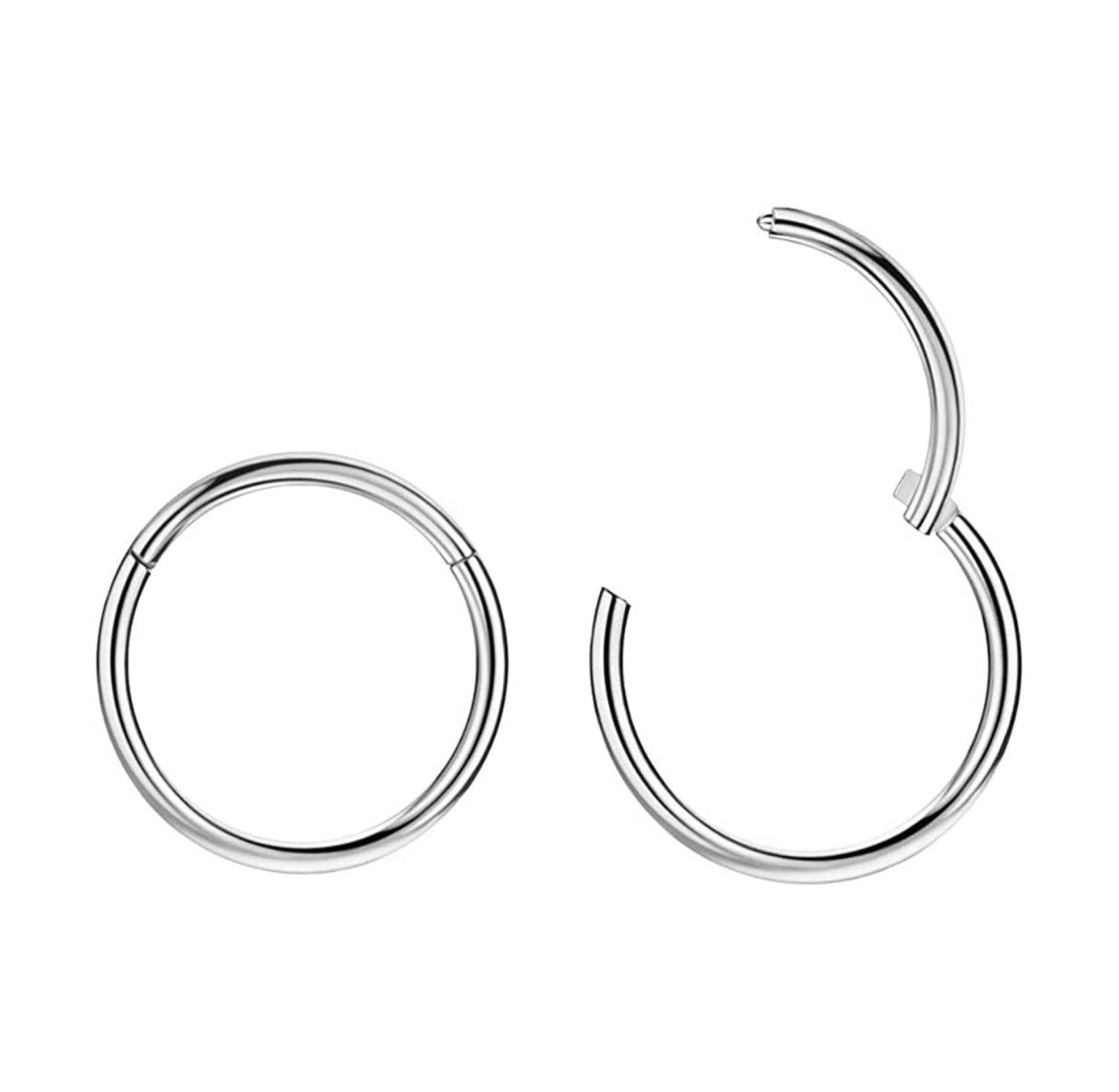 DESIGNICE 2026 New Nose Piercings,Minimalist Hoop Nose Rings for Women ...