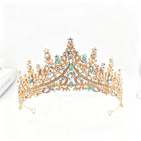 DESIGNICE 2026 New Princess Crown Tiara Vintage Crystal Tiara Rhinestone Princess Tiara for Girls for Party, Dress Up, Birthday, Cosplay 1 Piece