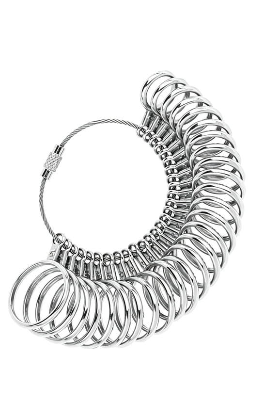 2026 New Professional Ring Sizer Set 27Pcs Size 1-13 Stainless Steel Jewelry Tool Ring Sizers for Jewelry Making, Resizing, Repairs, Custom Fittings, Diy Projects