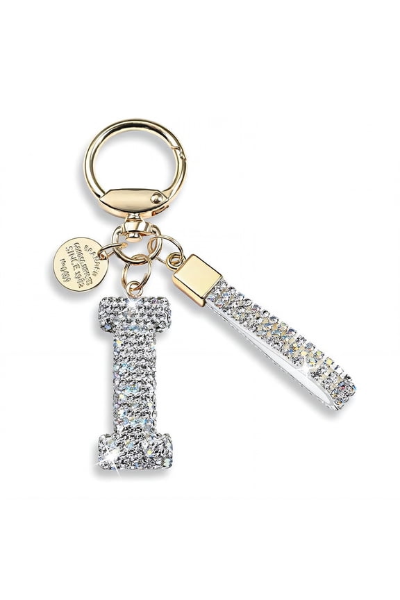 2026 New Purse Charms Alphabet Pattern Purse Charms Bejewel Craft Bag Charms for Handbags for Bags Keys Travel I