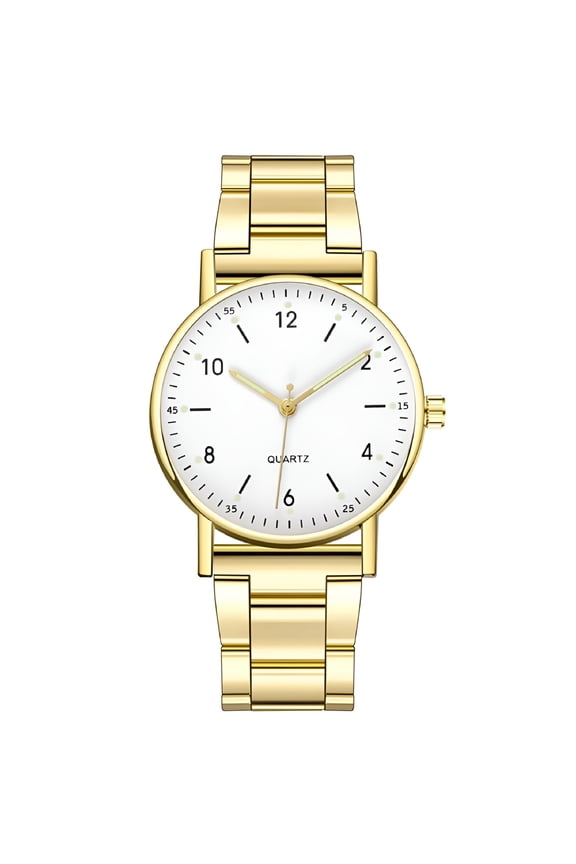 2026 New Quartz Watches for Women,Stainless Steel Casual Watches,Fashionable Dial Luminous Women'S Watches,For Daily Wear,Office,Casual Outings,Gifts,Evening Events,Stylish Accessories