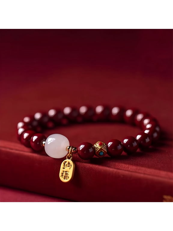 2026 New Red String Bead Bracelet Bangle Handmade Adjustable Attract Money Wealth Bracelet for Women Men for Daily Wear, Casual Outfits, Gift Giving, Prosperity Rituals