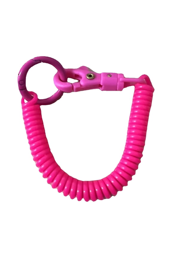 2026 New Retractable Keychain Alloy Key Holder Colors Key Chain for Backpack Stretchy Spirals Keyring Coil Spring Keychain for Keys, Backpack, Purse, Office