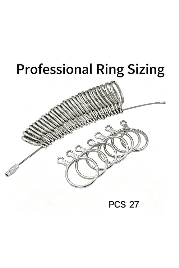 2026 New Ring Sizer -Ring Sizers for Measuring Finger Gauges Measuring Ring Tool 27 Pcs Size 1-13