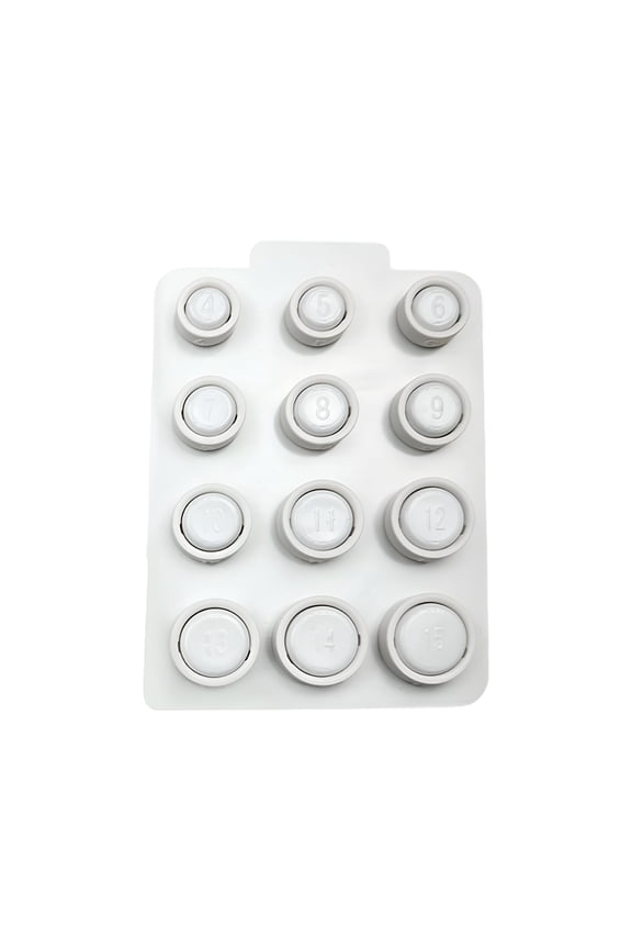 2026 New Ring Sizing Tool Kit with 12 Adjustable Plastic Gauges for Accurate Finger Measurement for Jewelry Making, Repairs, Custom Rings, Gifting, Crafting