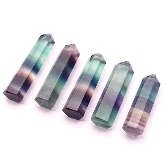 DESIGNICE 2026 New Rocks Natural Rainbow Fluorite Crystal Healing Crystals Ideal for Meditation and Home Decor Crystals and Healing Stones