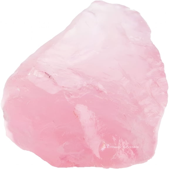 DESIGNICE 2026 New Rose Quartz Raw Crystals,Large 1.25-2.0" Healing Crystals Natural Rough Stones Crystal for Tumbling,Cabbing,Fountain Rocks,Decoration,Polishing,Wire Wrapping