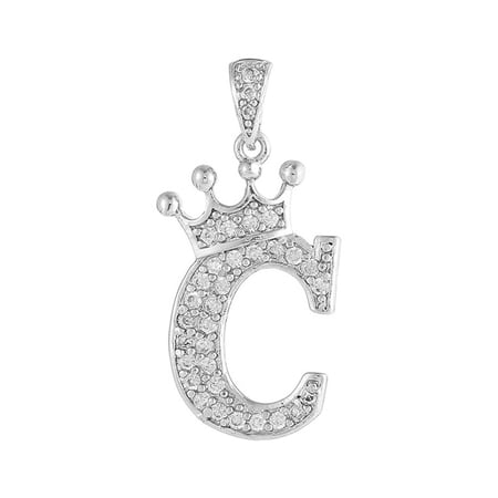 DESIGNICE 2026 New Silver Initial Necklace for Women,Customizable Dazzling Silver Initial Necklace for Women,Delicate Dainty Necklace,Personalized Initial Necklace for Special Sentiments,Silver C