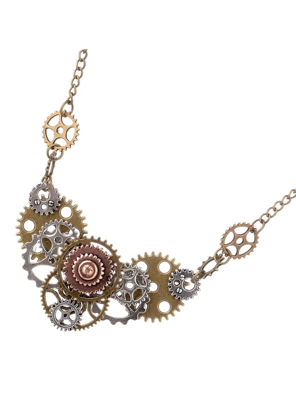 2026 New Steampunk Necklace Accessories Goth Necklaces for Women Mens Pendant European and American Chain Man for Parties, Cosplay, Casual, Gifting