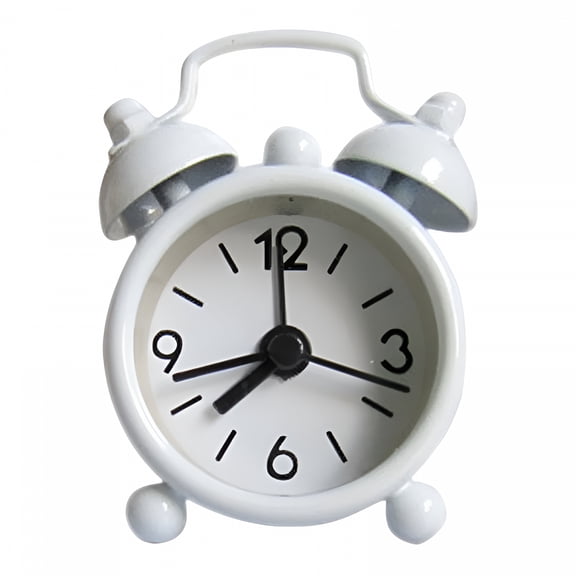 DESIGNICE 2026 New Super Loud Alarm Clock for Heavy Sleepers Adults,Twin Bell Retro 4 Inch Silent Non-Ticking Quartz with Backlight,Luminous Dial,Alarm Clocks for Bedrooms Bedside