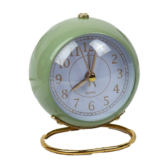 DESIGNICE 2026 New Tabletop Clock Modern Fish Eye Desk Clock Loud Clear Alarm Table Clock for Effortless Waking for Bedroom Office Study Bedside