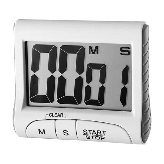 DESIGNICE 2026 New Timer Simple Yet Powerful Timer Outlet Large Screen Design Shot Timer for Kitchen Workout Study White